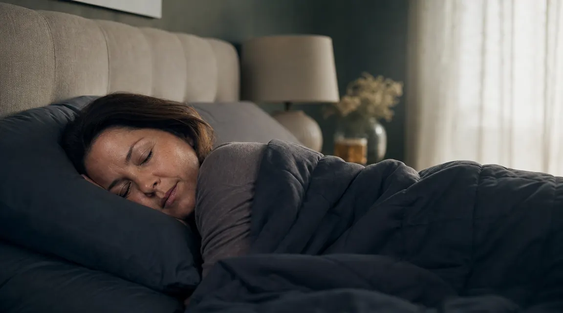 How to Stop Tossing and Turning at Night Using a Weighted Blanket